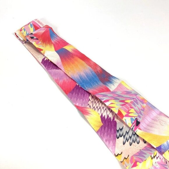 HERMES Twilly Twilly Kyoto Marble Scarf silk Multicolore Unused - Picture 4 of 15